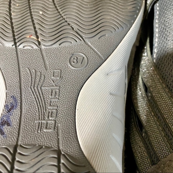 Dansko Hilde grey metallic slip on walking shoe - Picture 12 of 14